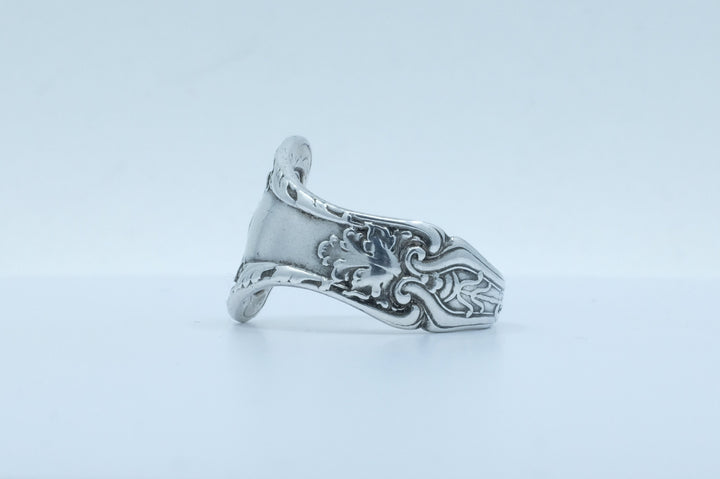 Sterling Silver Art Nouveau Spoon Ring