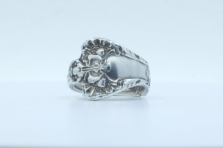 Sterling Silver Art Nouveau Spoon Ring