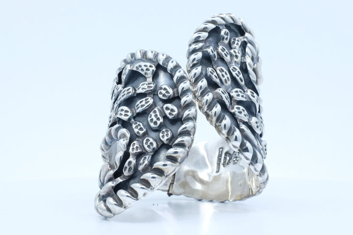 Sterling Silver Los Ballesteros Clamper Bracelet