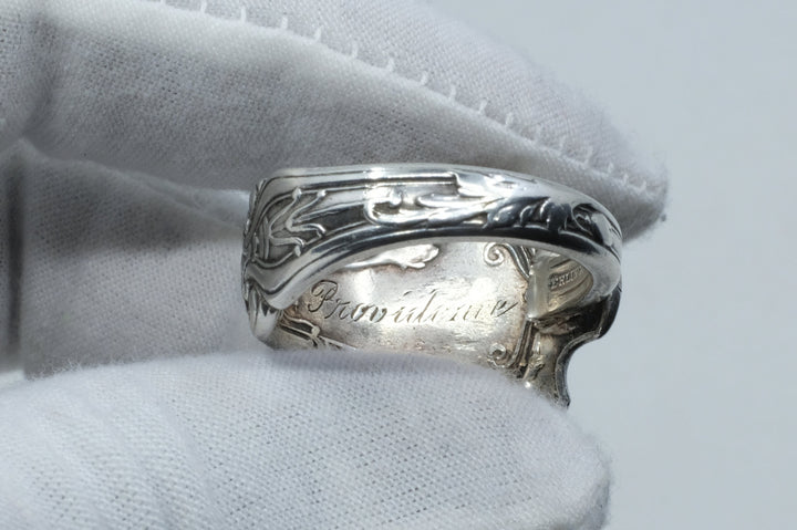 Sterling Silver Art Nouveau Spoon Ring