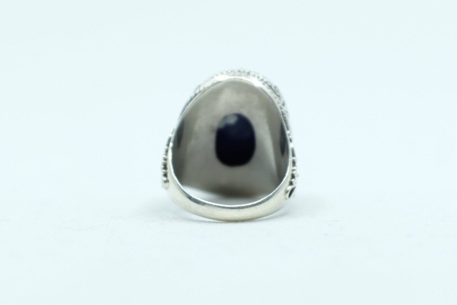 Sterling Silver Balinese Lapis Ring