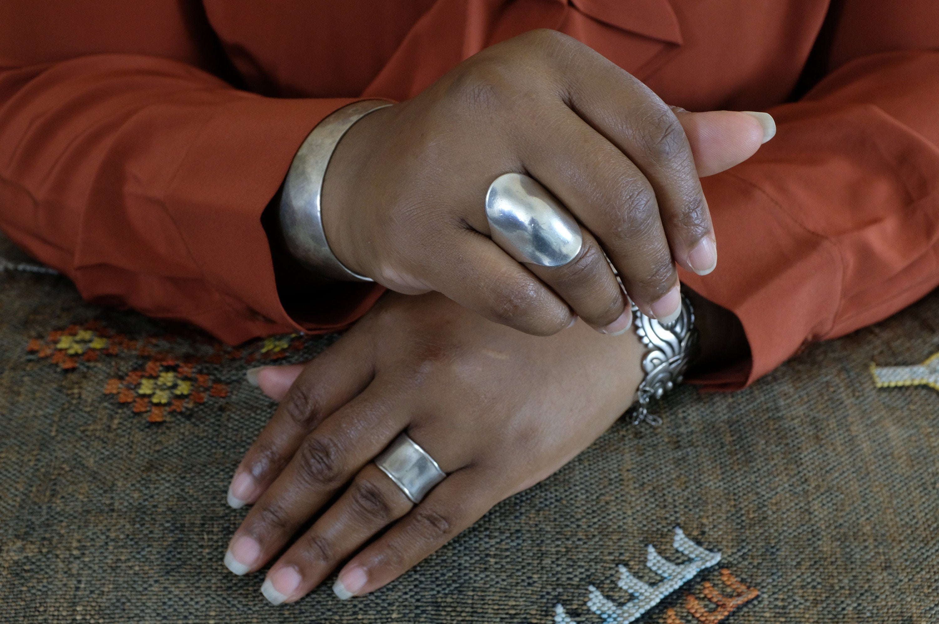 Sterling Silver Modernist Ring