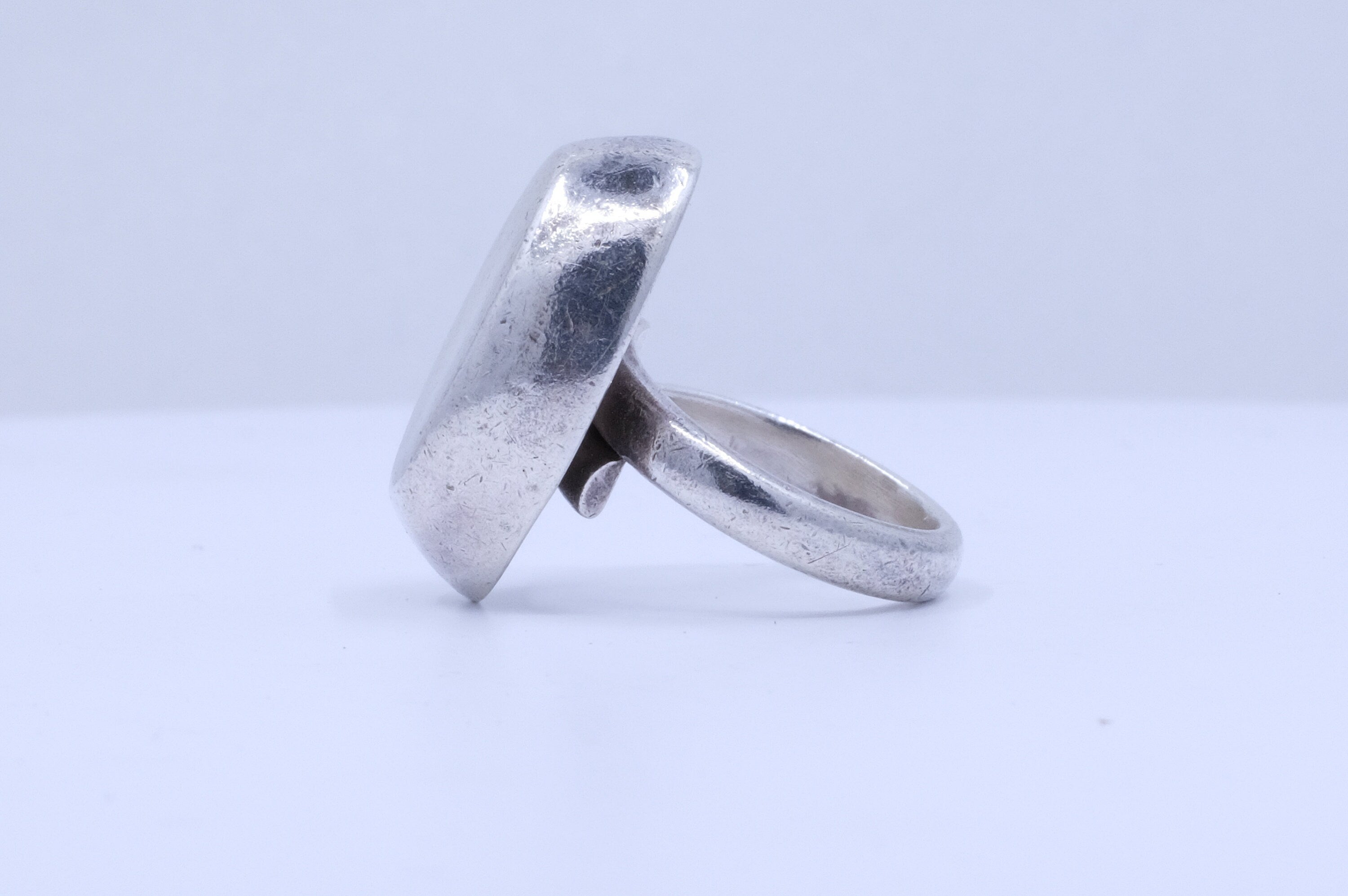 Sterling Silver Modernist Ring