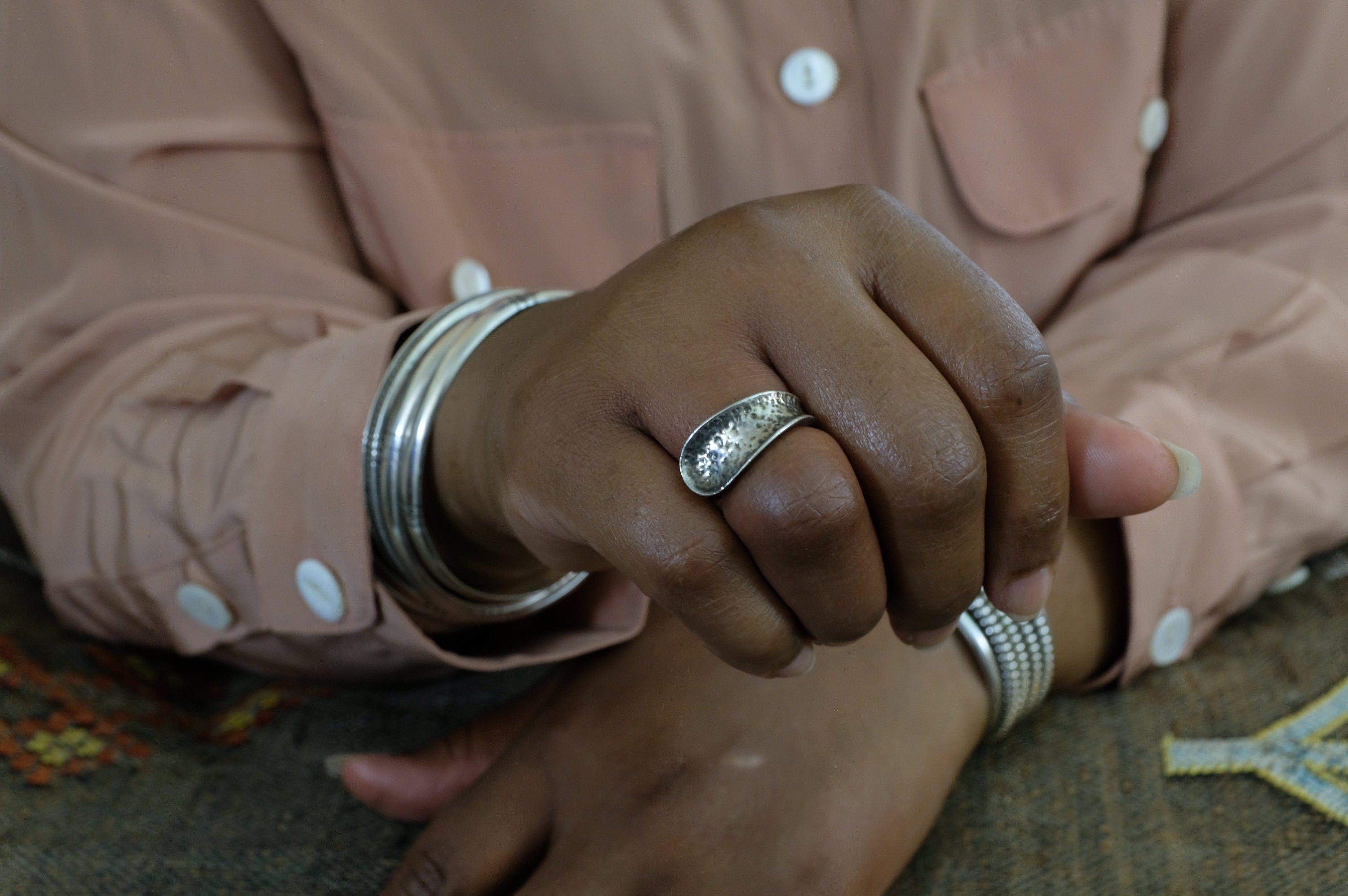 Sterling Silver Modernist Ring