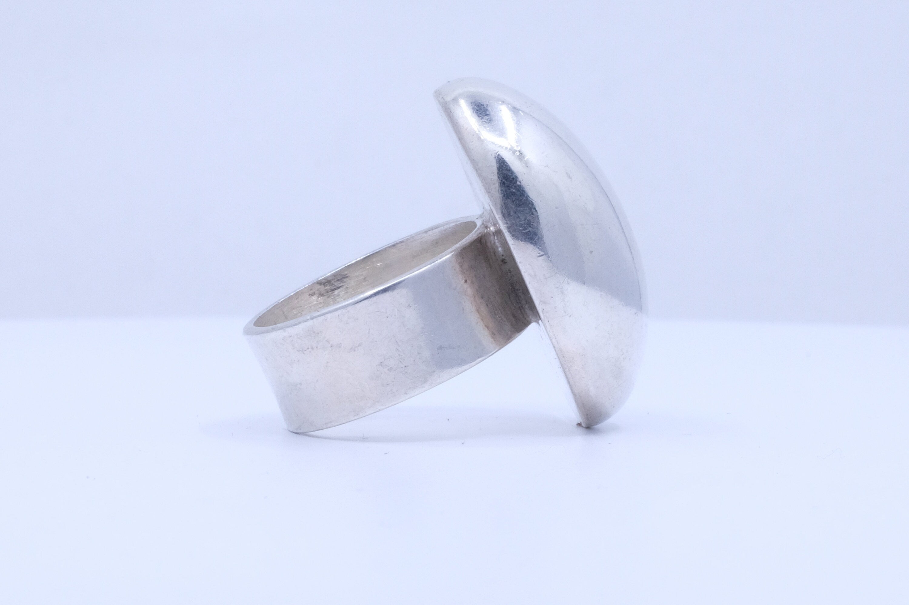 Sterling Silver Modernist Ring