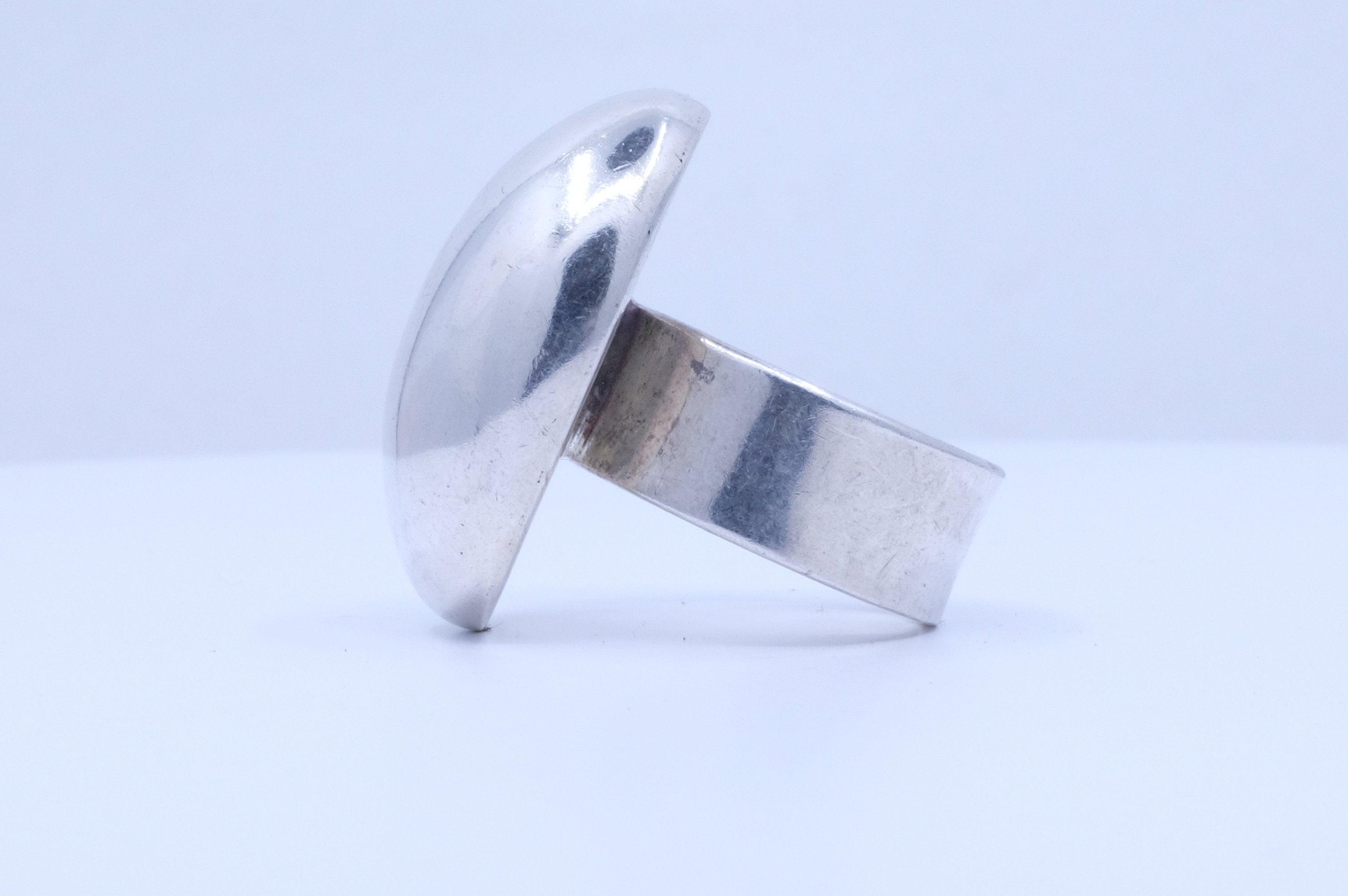 Sterling Silver Modernist Ring