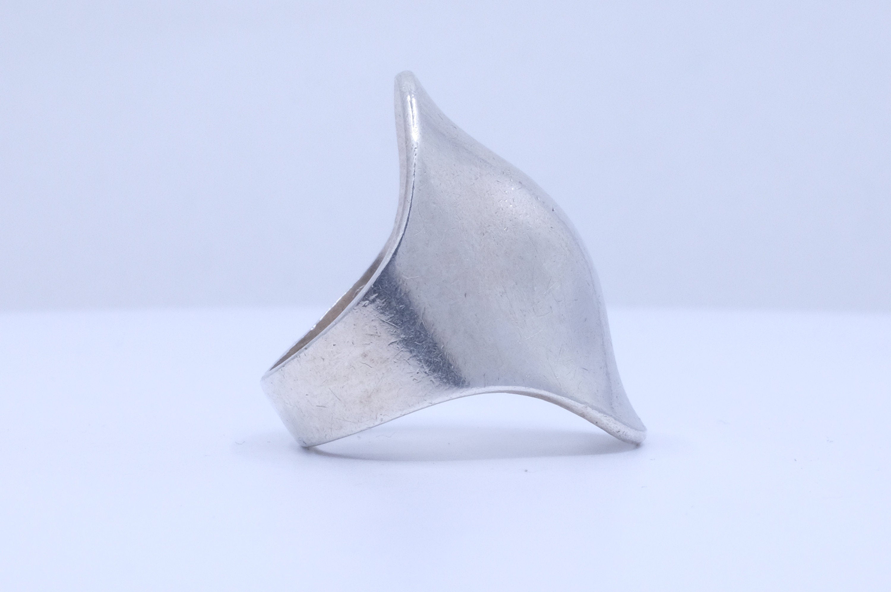 Sterling Silver Modernist Ring