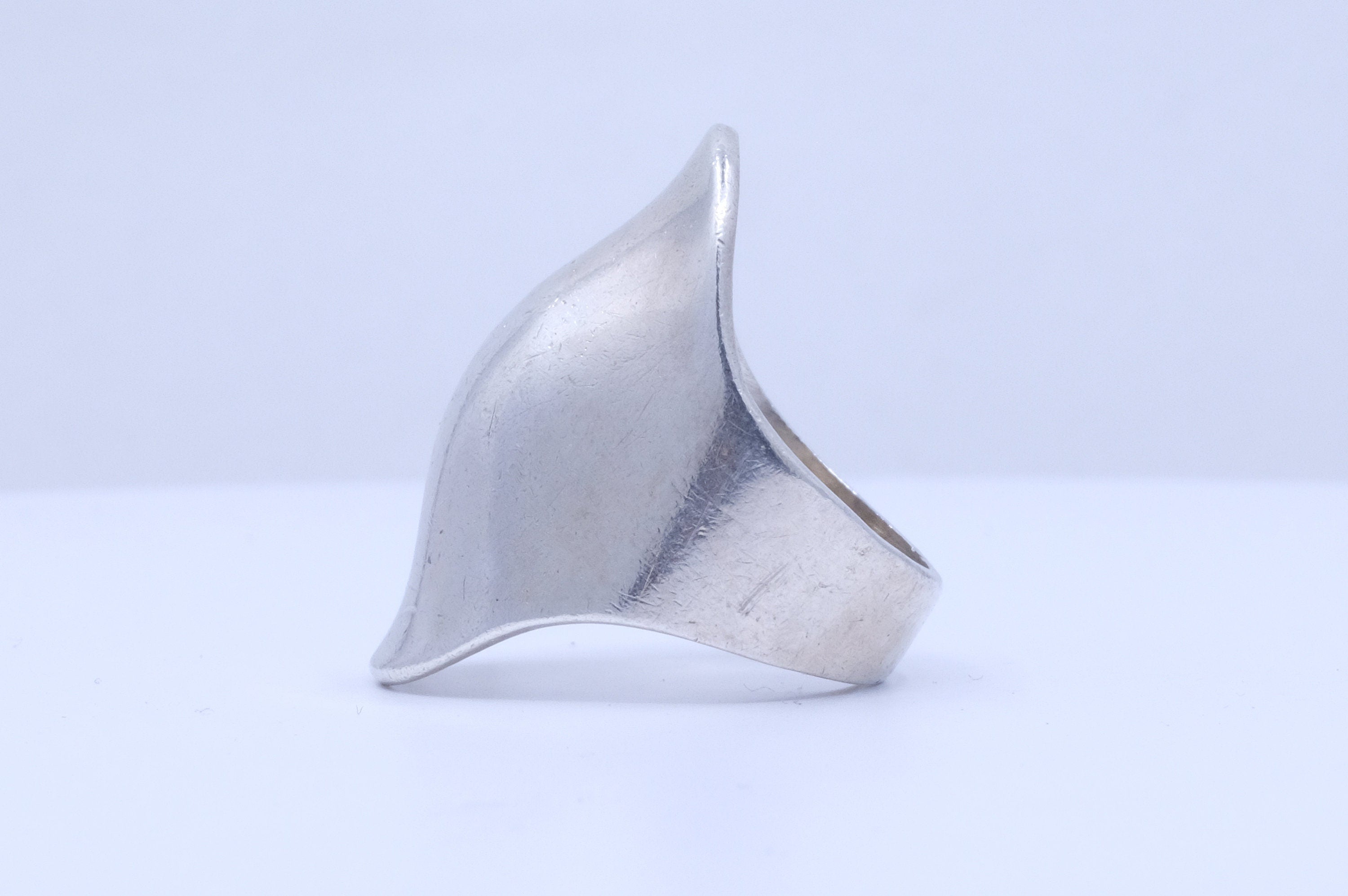 Sterling Silver Modernist Ring