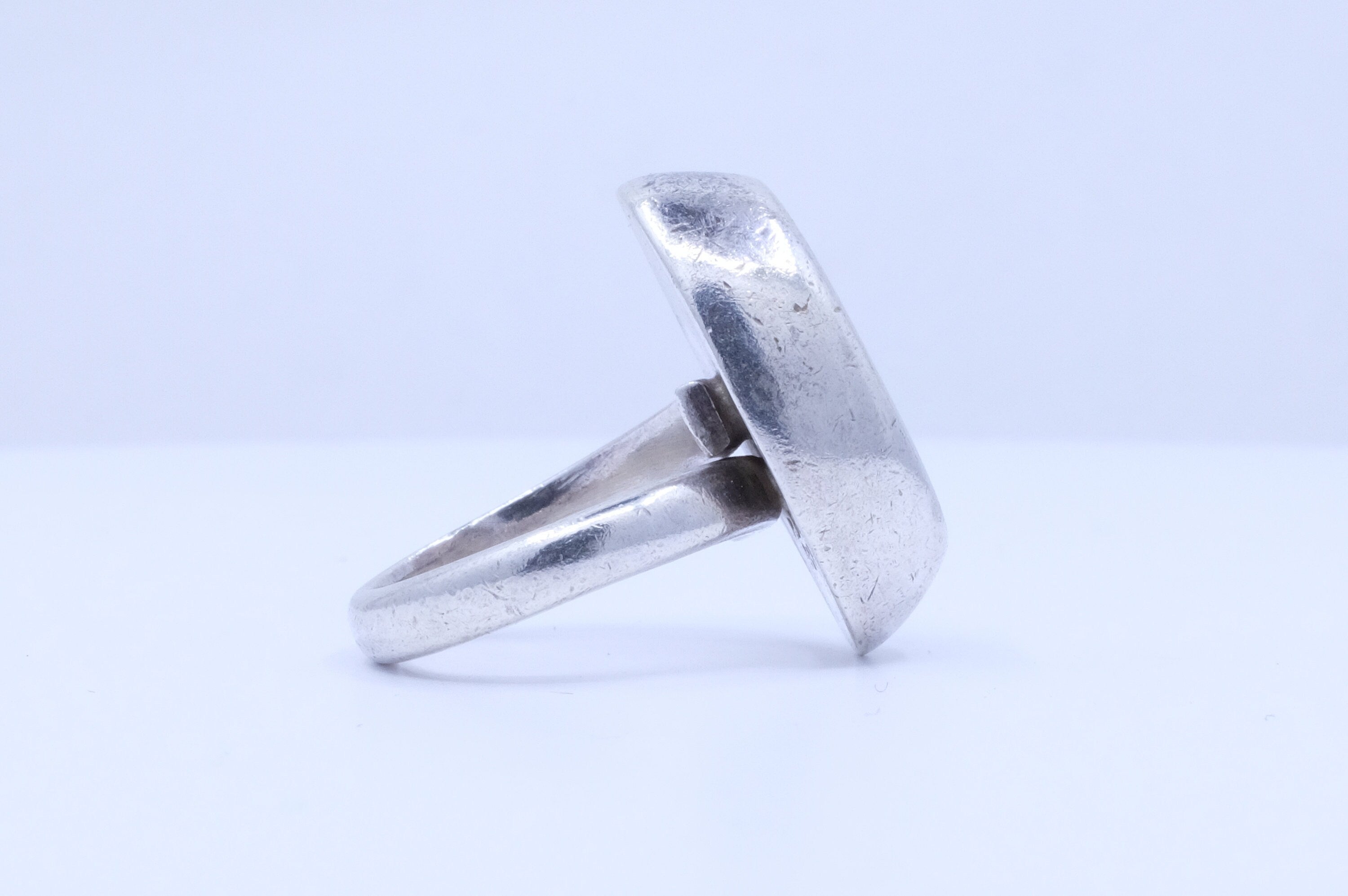 Sterling Silver Modernist Ring