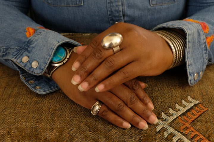 Sterling Silver Modernist Ring