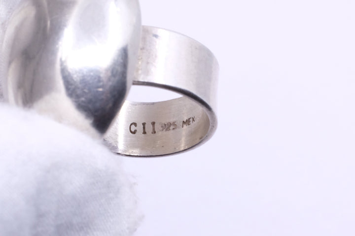 Sterling Silver Modernist Ring