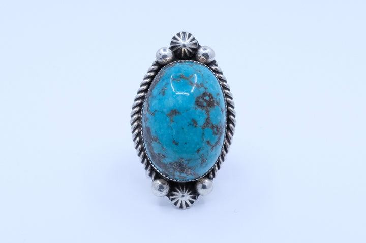 Sterling Silver Egyptian Turquoise Chimney Butte Ring