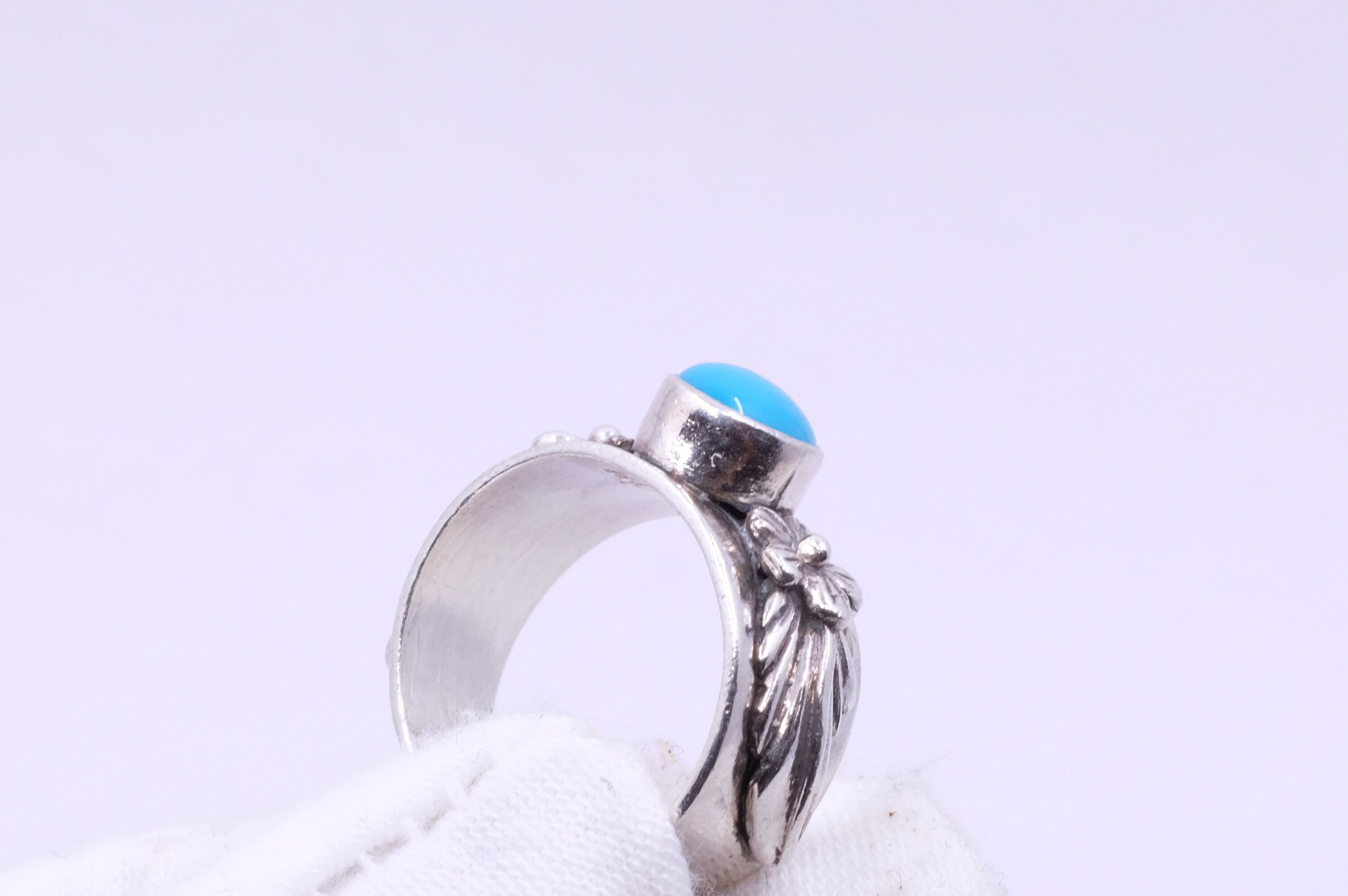 Sterling Silver Turquoise Carol Felley Ring