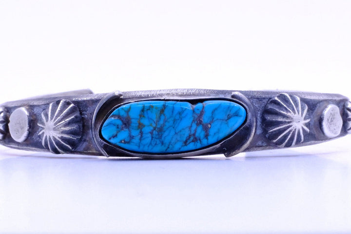 Sterling Silver Chimney Butte Navajo Cuff Bracelet