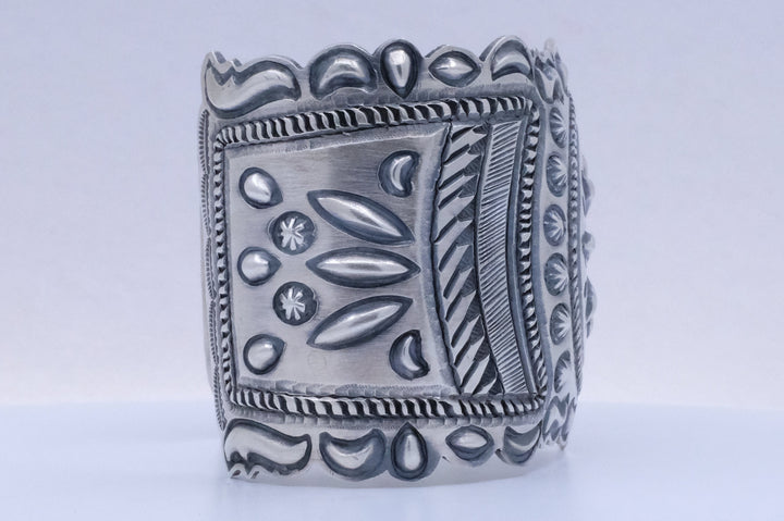 Sterling Silver Eugene Charley Navajo Cuff Bracelet