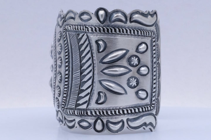 Sterling Silver Eugene Charley Navajo Cuff Bracelet