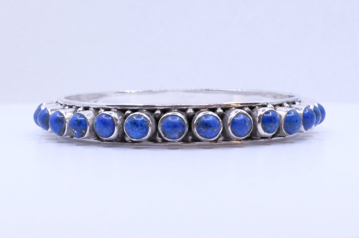 Sterling Silver Lapis Lazuli Bangles