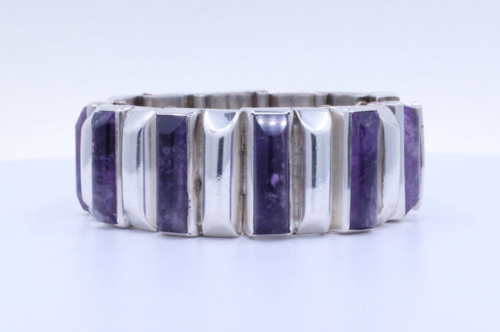 Silver Antonio Pineda Amethyst Bracelet