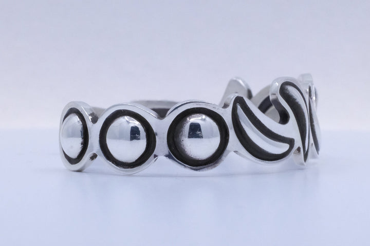 Sterling Silver Alex Sanchez Navajo Cuff Bracelet