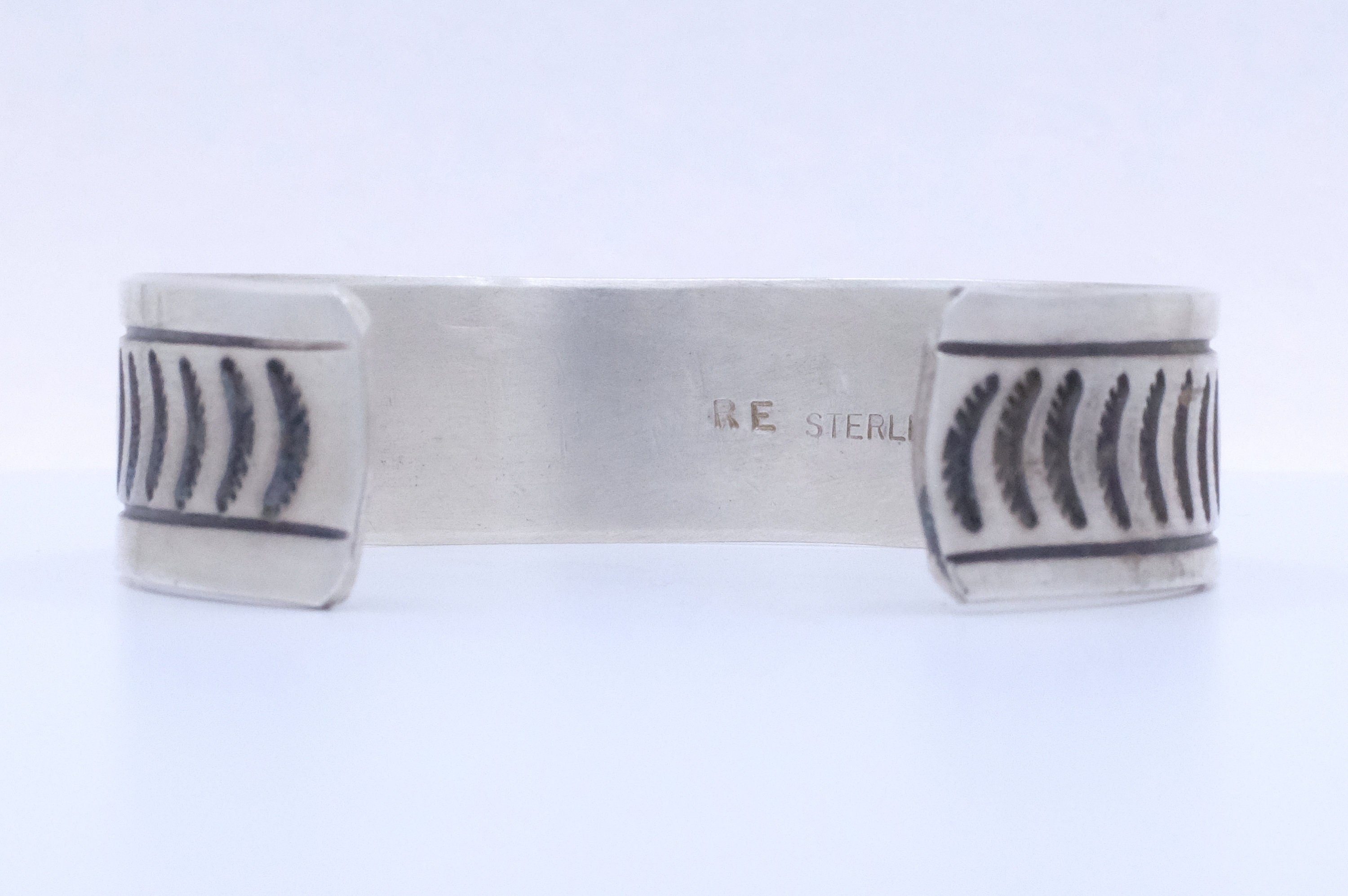 Sterling Silver Rick Enriquez Navajo Cuff Bracelet