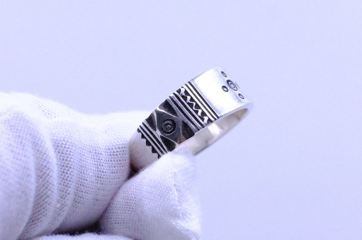 Fine Silver Etched African Tuareg Ring