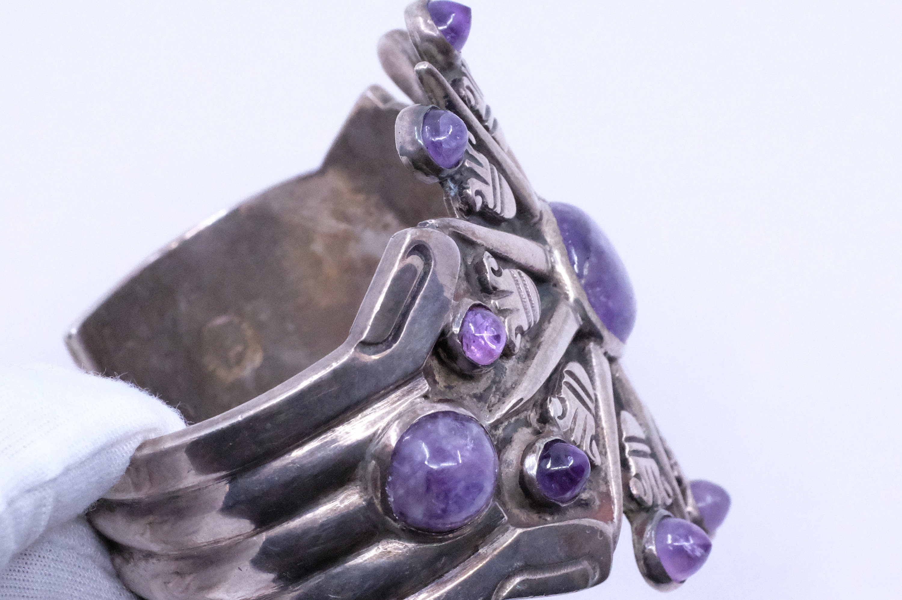 William Spratling Amethyst Bracelet