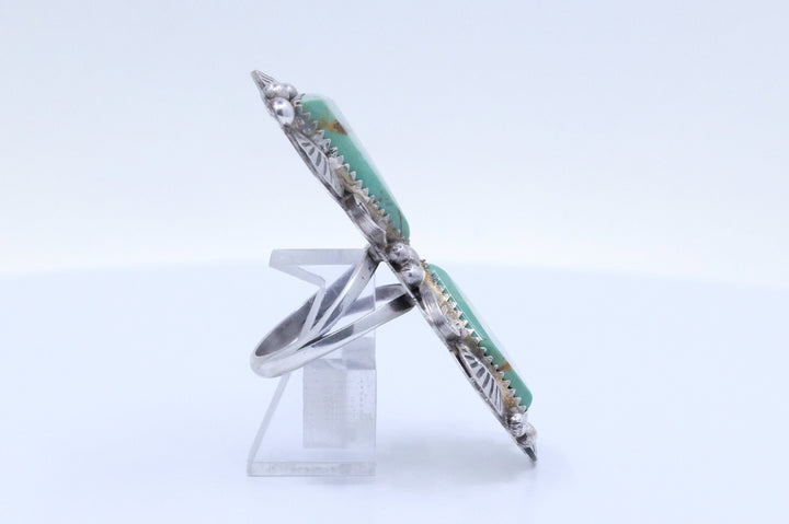 Sterling Silver Turquoise Lucille Calladitto Navajo Ring