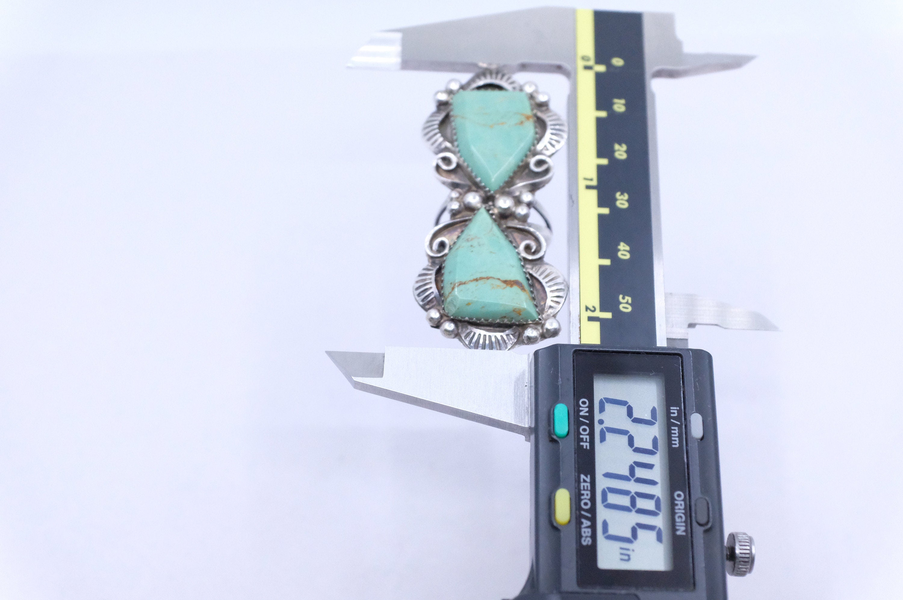 Sterling Silver Turquoise Lucille Calladitto Navajo Ring