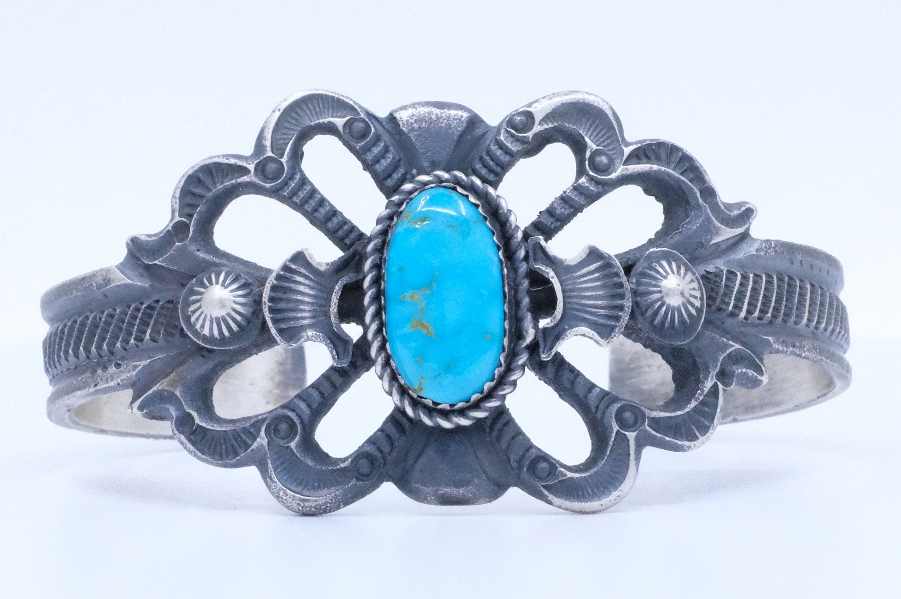 Sterling Silver Turquoise Billah Cuff Bracelet