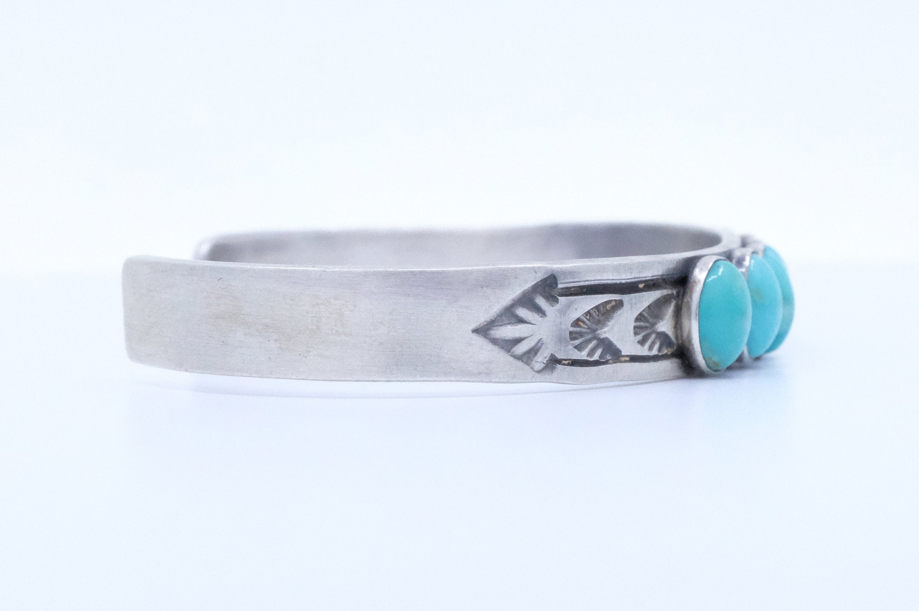 Sterling Silver Turquoise Rick Enriquez Cuff Bracelet