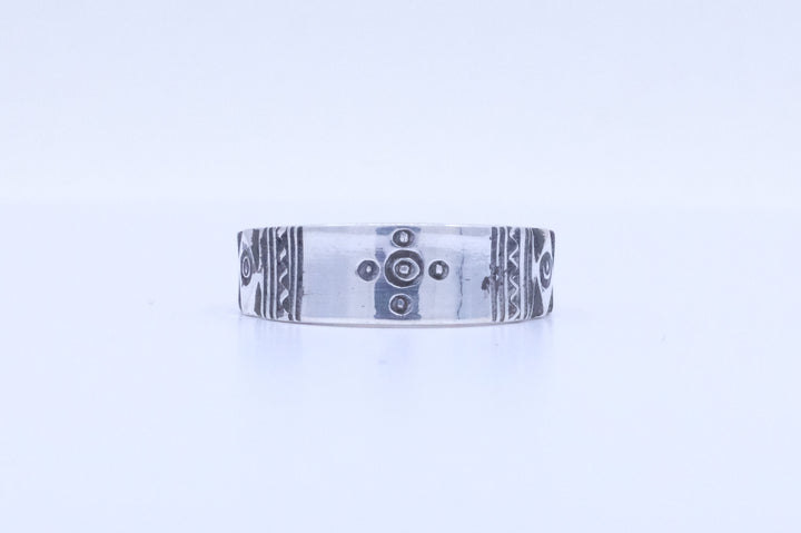 Fine Silver Etched African Tuareg Ring