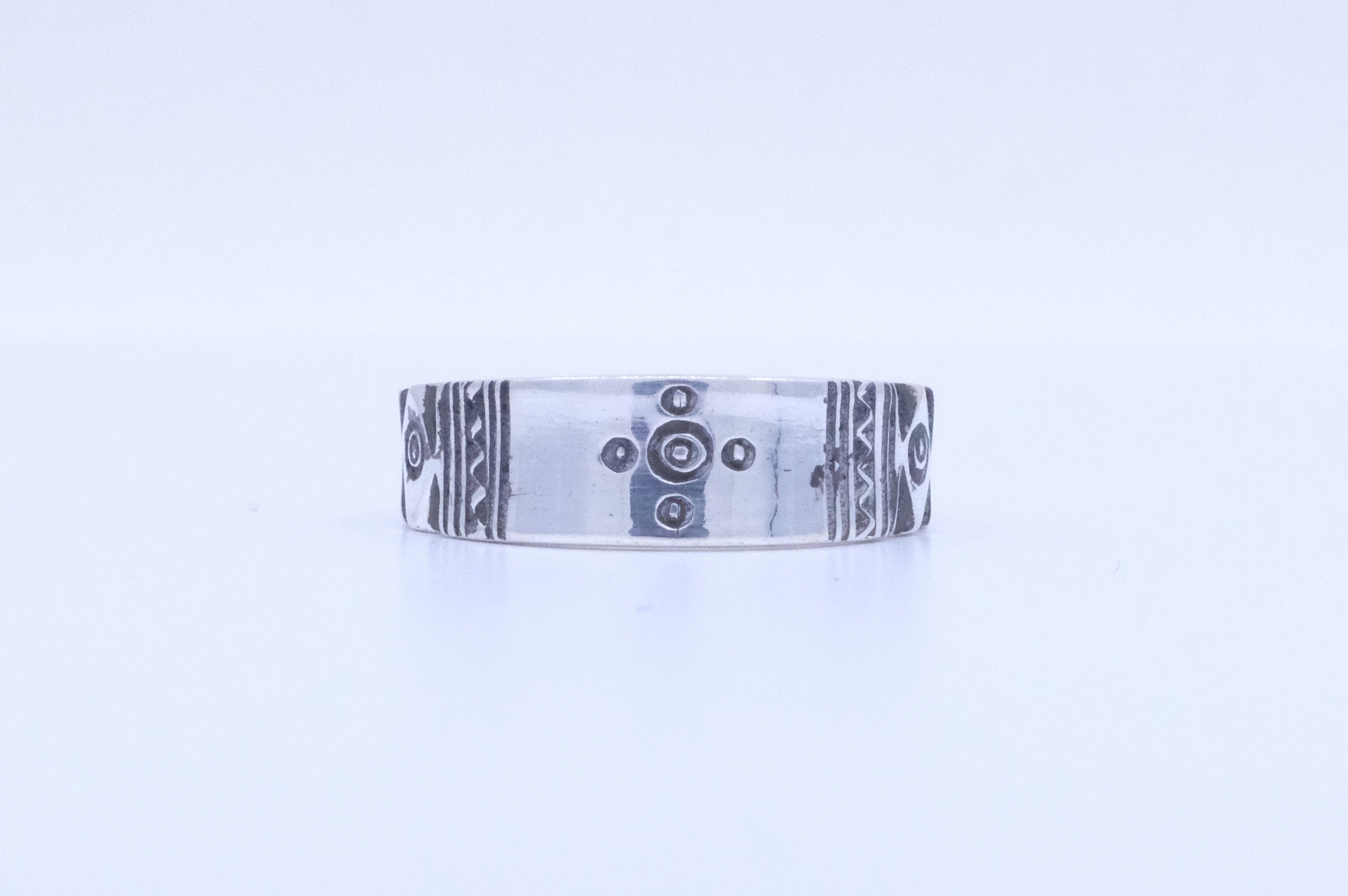 Fine Silver Etched African Tuareg Ring