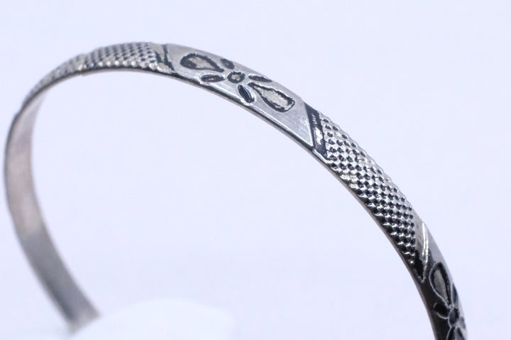 Sterling Silver Moroccan Bangles (Pair)