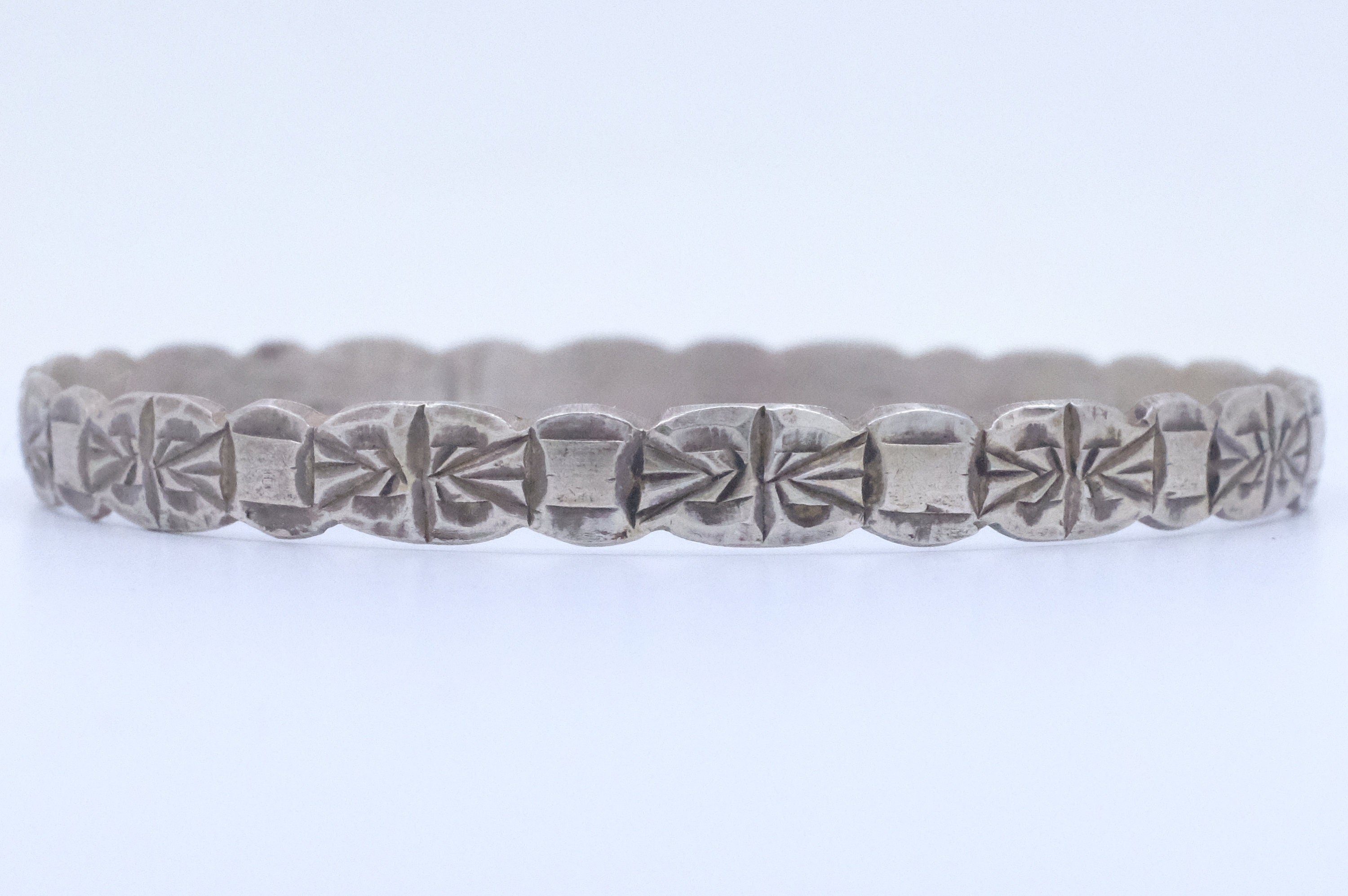 Silver Moroccan African Bangle