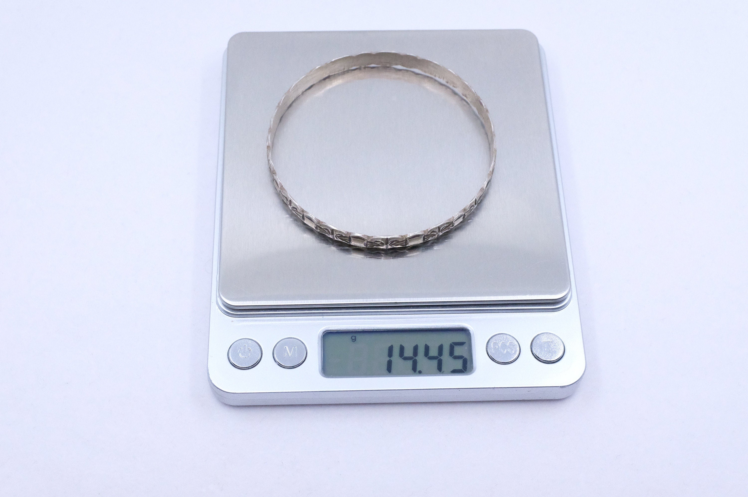 Silver Moroccan African Bangle