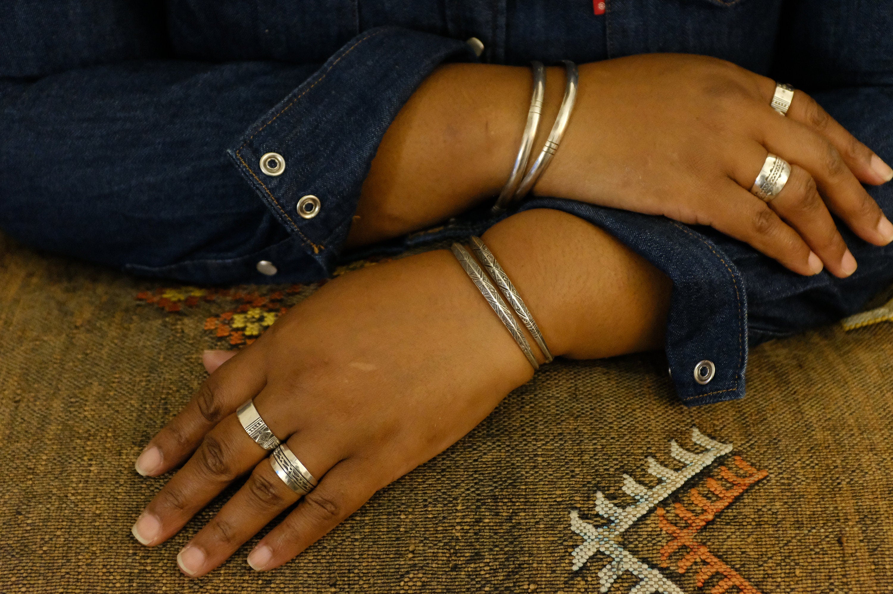 Fine Silver Etched African Tuareg Ring