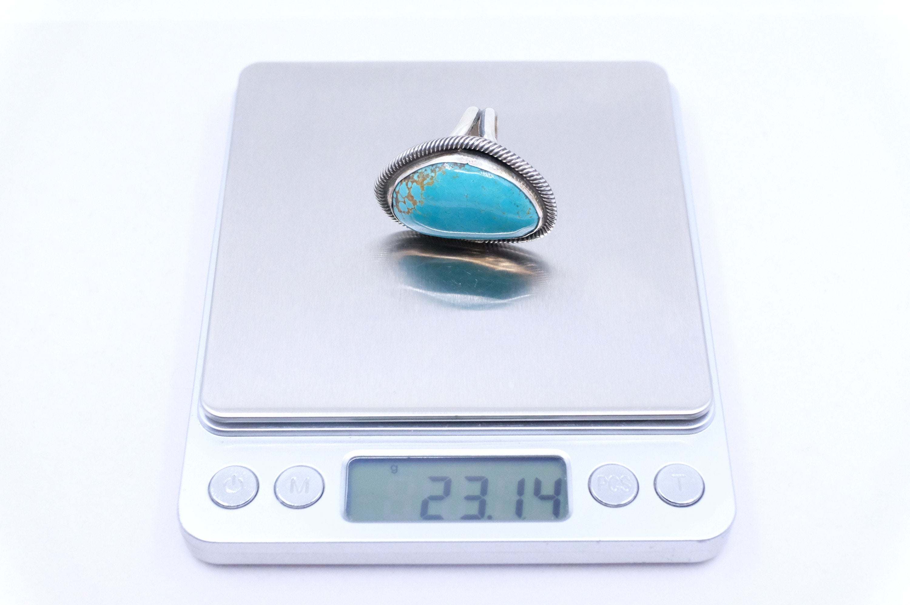 Sterling Silver Turquoise Chimney Butte Ring