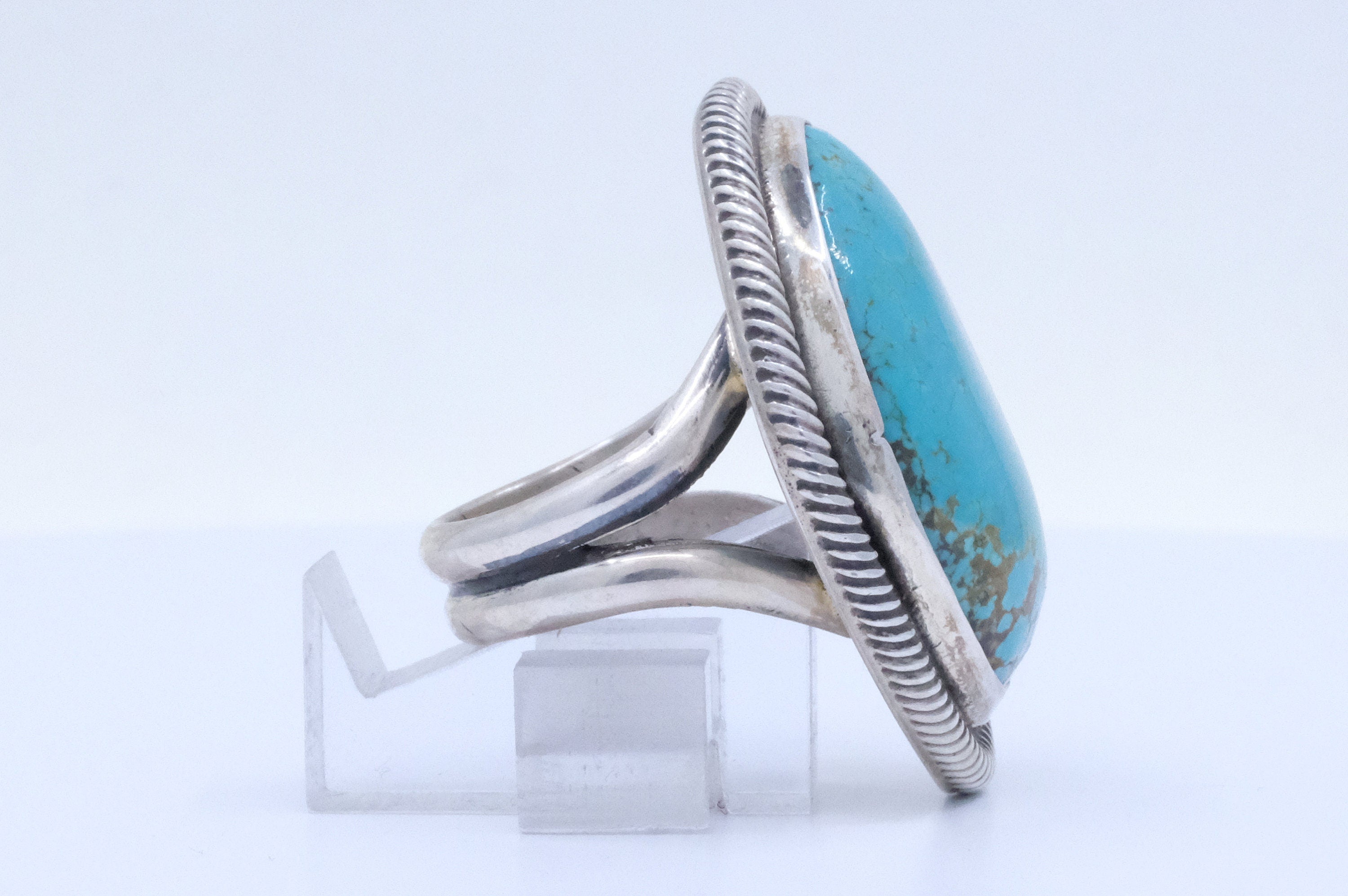 Sterling Silver Turquoise Chimney Butte Ring