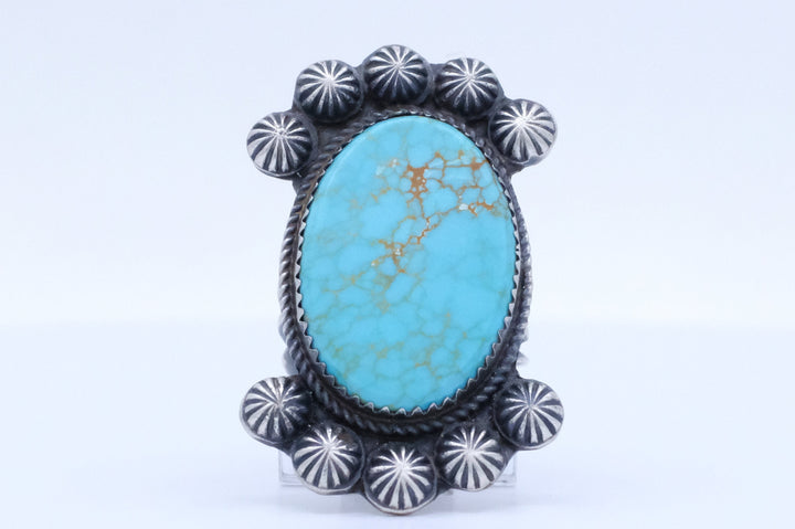 Sterling Silver Turquoise Martha Cayatineto Navajo Ring