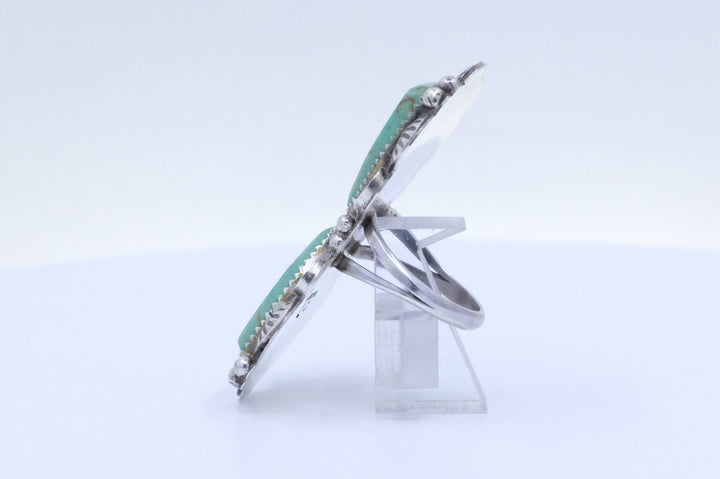 Sterling Silver Turquoise Lucille Calladitto Navajo Ring