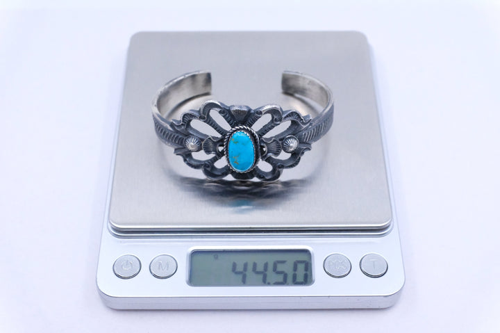 Sterling Silver Turquoise Billah Cuff Bracelet