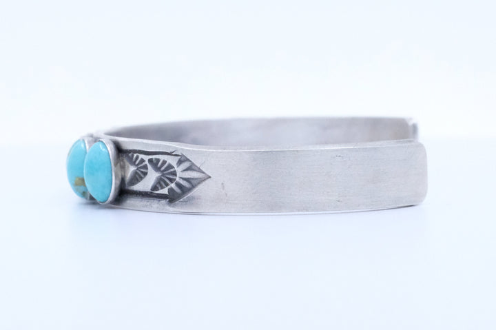 Sterling Silver Turquoise Rick Enriquez Cuff Bracelet