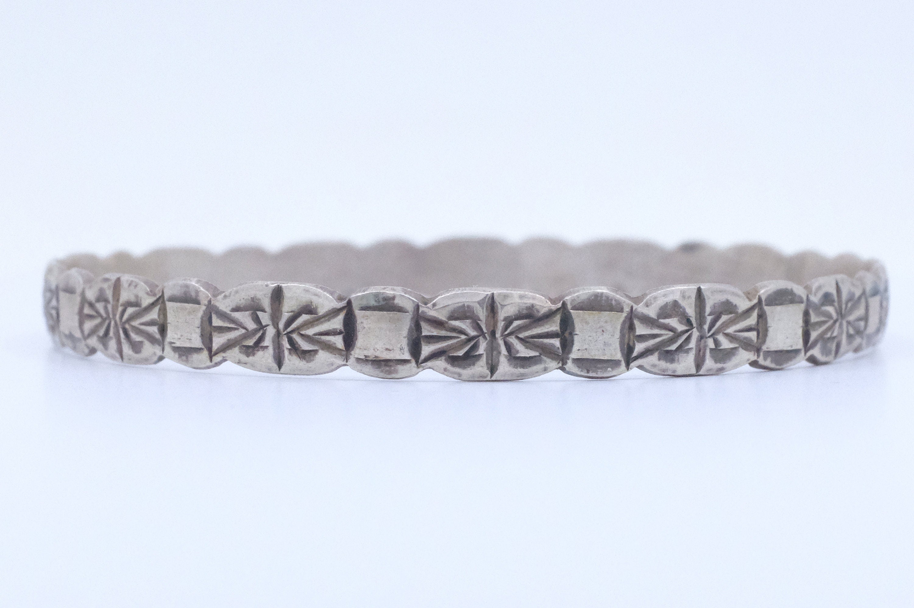 Silver Moroccan African Bangle